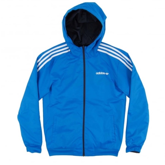 🌦New Adidas Originals Reversible Windbreaker - Picture 4 of 8